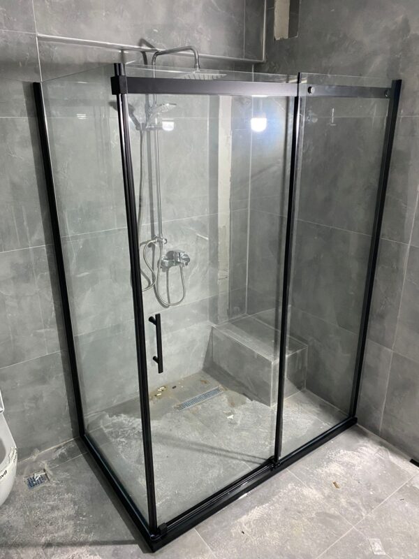 İstanbul Serisi 2 Sabit 2 Çalışır Köşe Giriş Şeffaf Cam IS-102